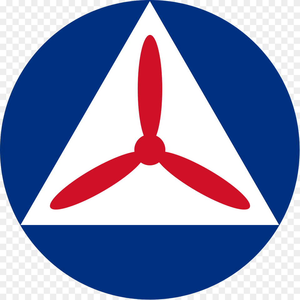 Civil Air Patrol Decal, Machine, Propeller, Triangle Free Png Download