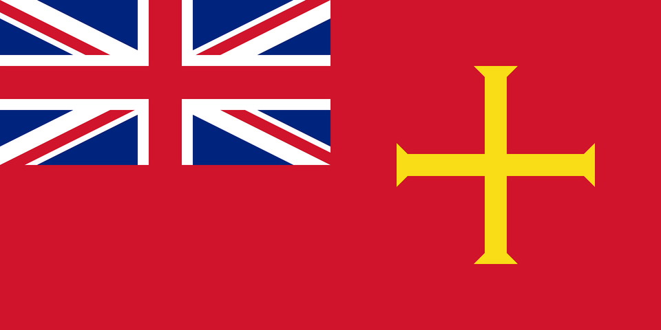 Civil Ensign Of Guernsey Clipart, Cross, Flag, Symbol Png