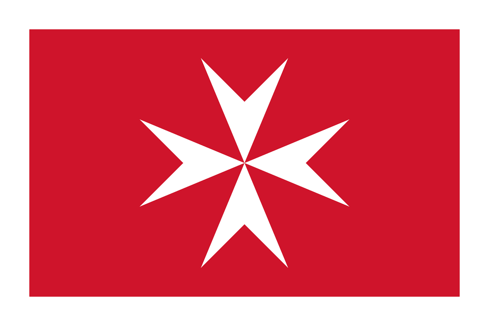 Civil Ensign Of Malta Clipart, Star Symbol, Symbol Free Transparent Png