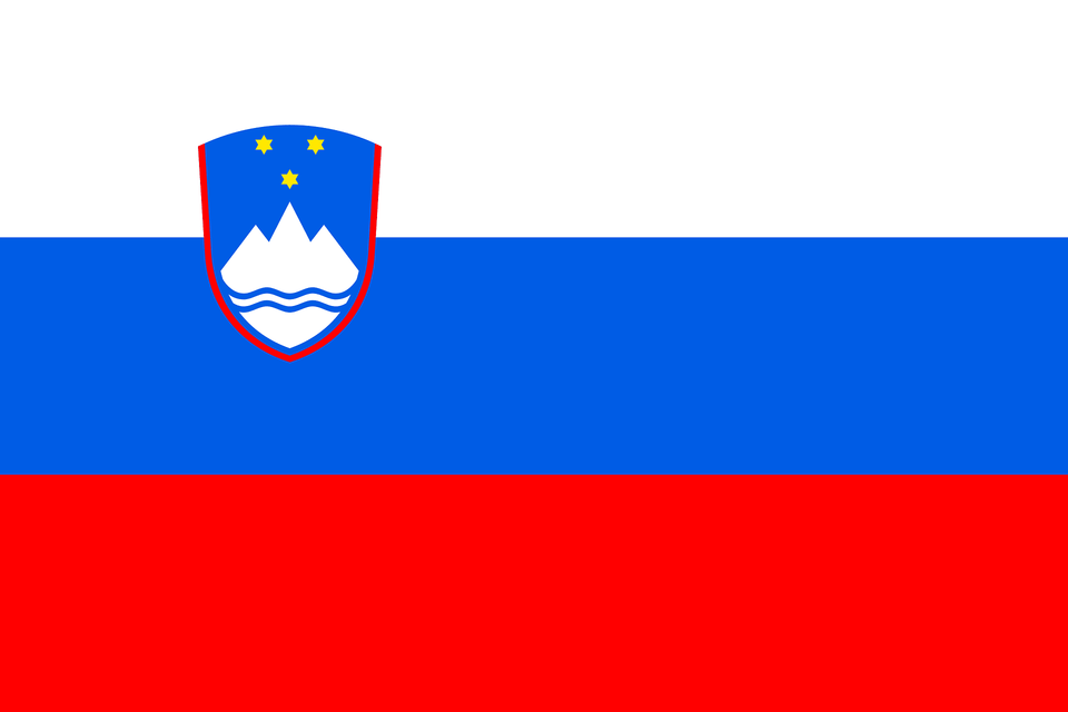 Civil Ensign Of Slovenia Clipart Free Png Download