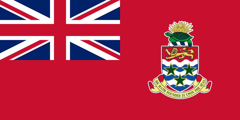 Civil Ensign Of The Cayman Islands Clipart, Emblem, Symbol, Animal, Reptile Png