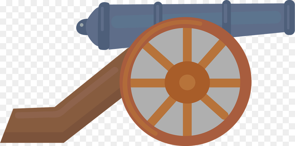 Civil War Cannon Clipart, Weapon, Machine, Wheel Png
