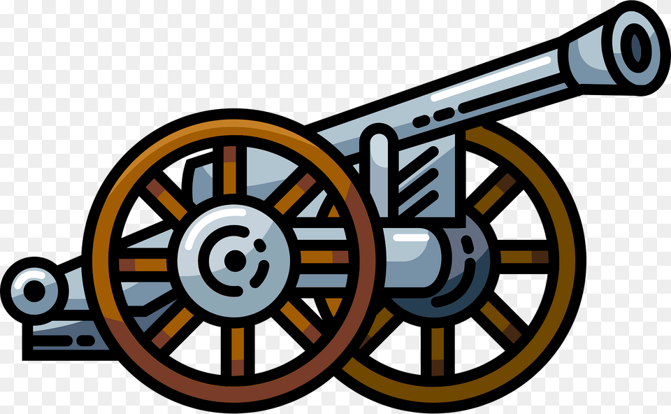 Civil War Cannon Clipart, Weapon, Bulldozer, Machine Free Png Download