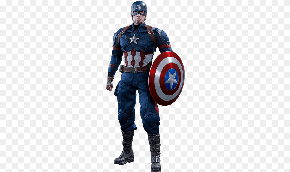 Civil War Captain America Hot Toys, Armor, Person, Clothing, Costume Free Transparent Png