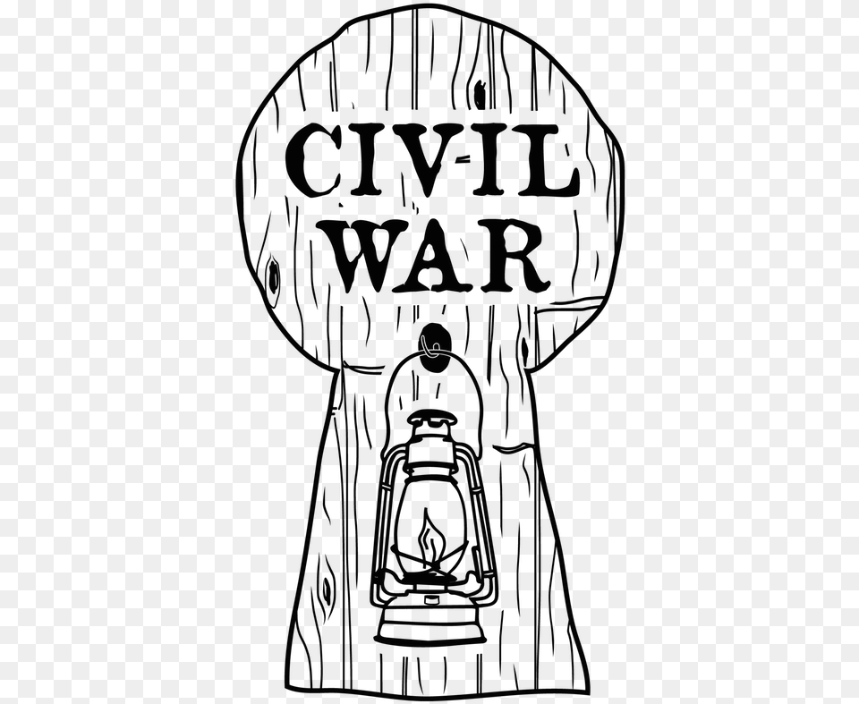 Civil War Clip Art Black And White, Clothing, T-shirt, Drawing Png Image