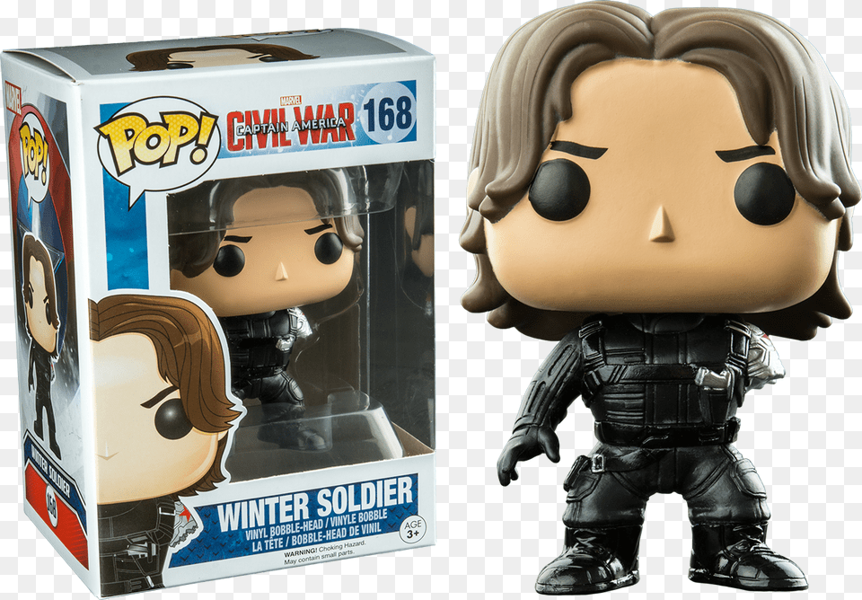 Civil War Funko Pop Bucky Infinity War, Baby, Person, Face, Head Free Png Download