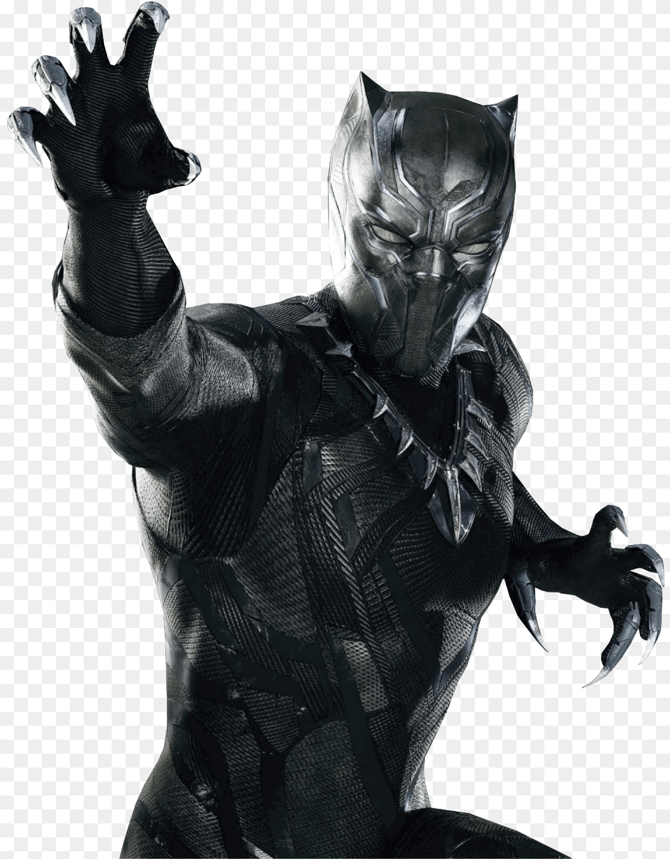Civil War Render Comments Black Panther Marvel Clipart, Electronics, Hardware, Adult, Male Free Transparent Png