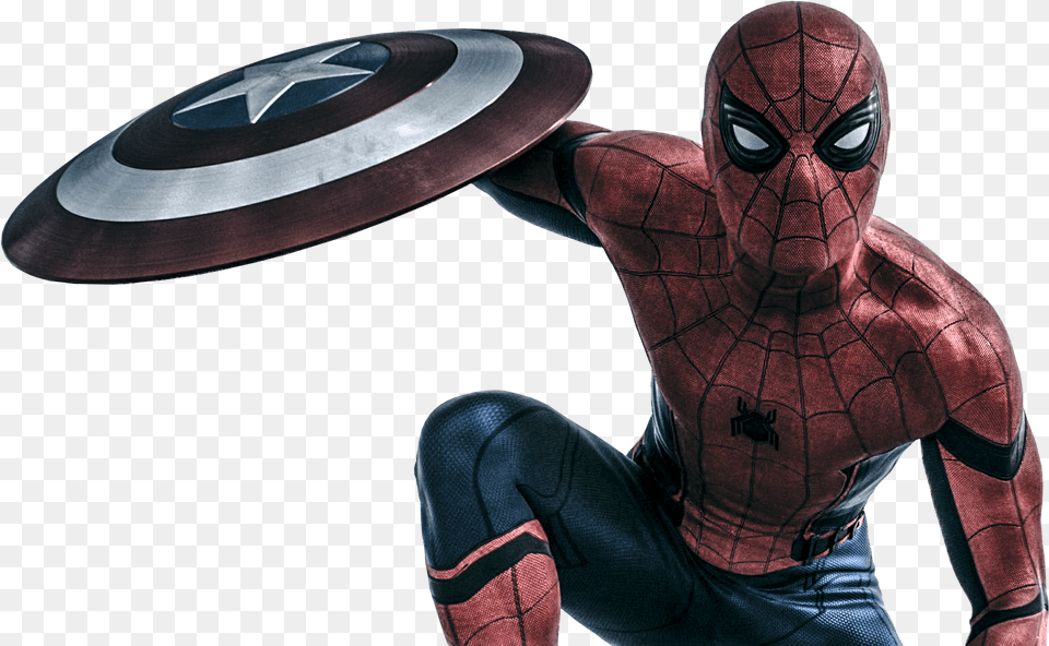Civil War Spider Man Far From Home Spiderman, Adult, Male, Person, Face Free Png Download