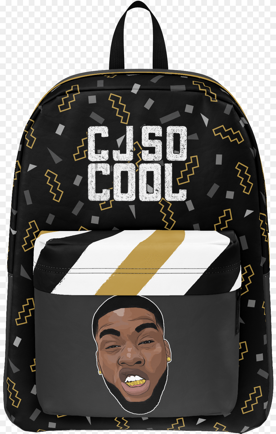 Cj So Cool Backpack, Bag, Person, Face, Head Free Png Download