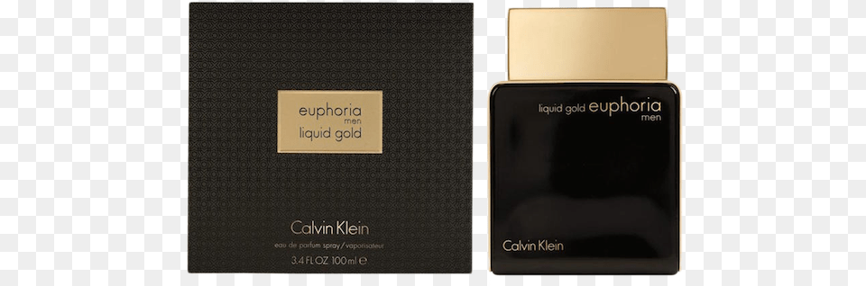 Ck Euphoria Liquid Gold Men, Bottle, Blackboard, Aftershave Free Png Download
