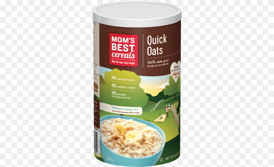 Cl Eps 5 U Mom39s Best Cereals Quick Oats, Breakfast, Food, Oatmeal, Banana Png Image