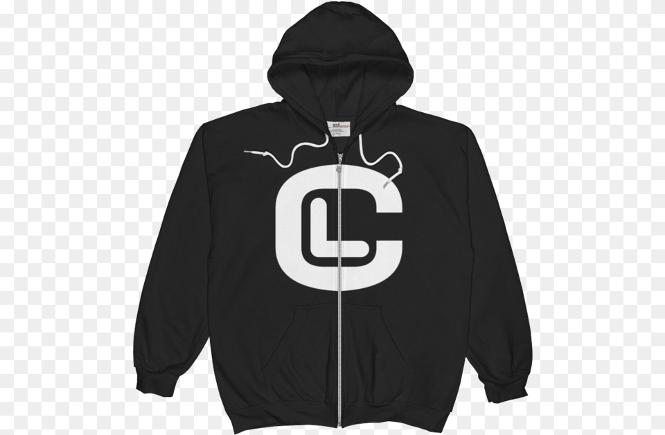 Cl Logo Hoodie Logo Sweater, Clothing, Hood, Knitwear, Sweatshirt Free Transparent Png