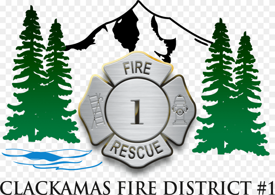 Clackamas Fire District Clackamas County Fd, Logo, Plant, Tree, Symbol Free Transparent Png