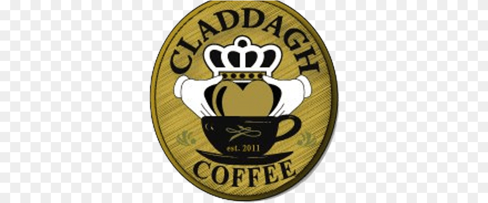 Claddagh Coffee Caf Claddagh Coffee, Logo, Badge, Symbol, Emblem Free Png Download