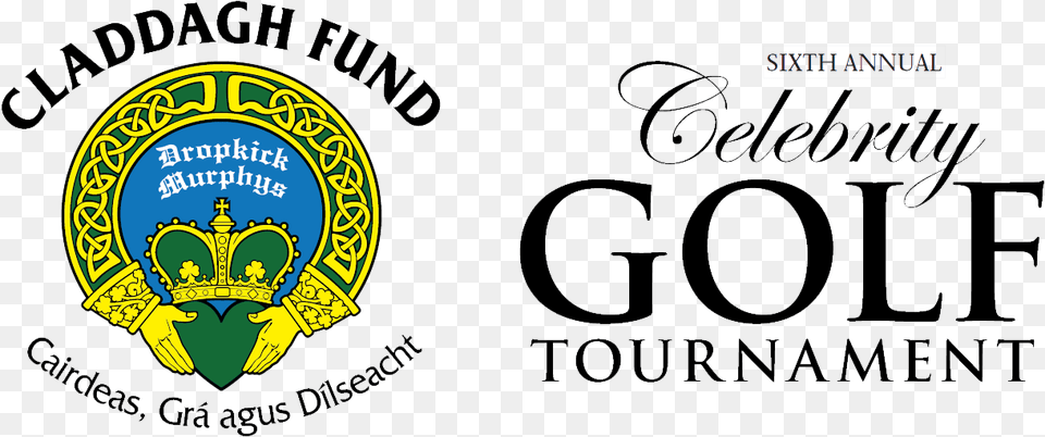 Claddagh Fund Celebrity Golf Tournament Boston 2015 Claddagh Fund, Logo, Symbol, Badge, Text Free Png Download