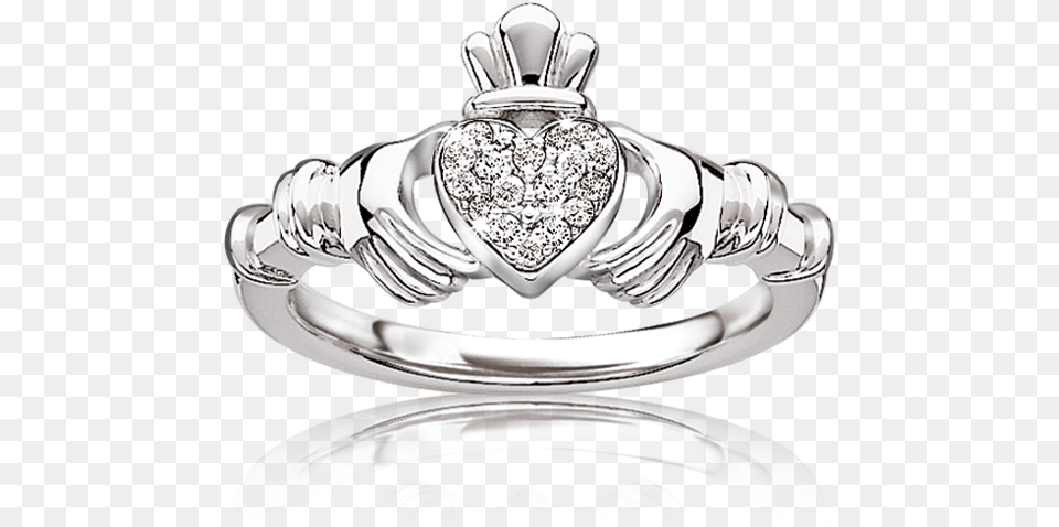 Claddagh Ring, Accessories, Jewelry, Silver, Platinum Png Image