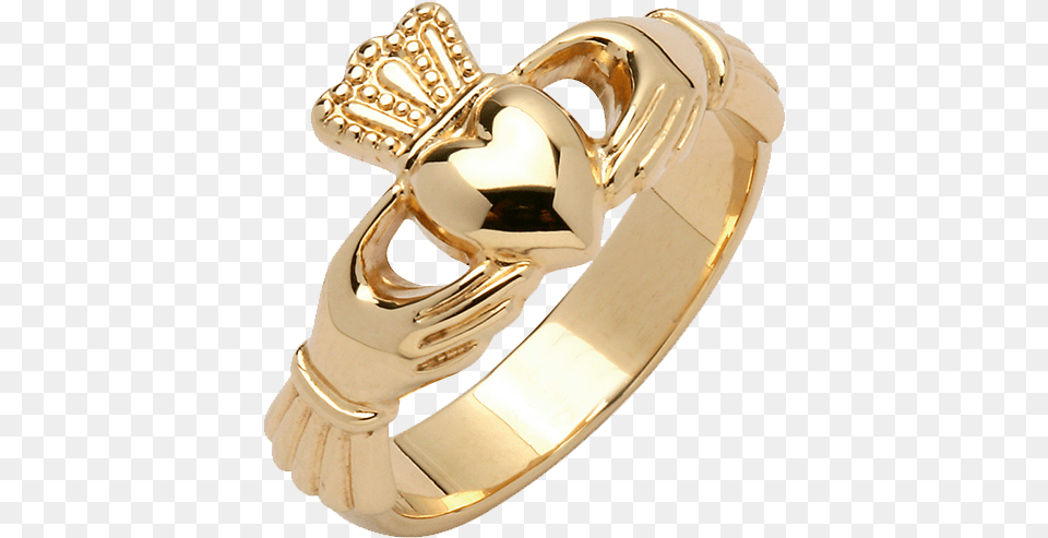 Claddagh Ring, Accessories, Gold, Jewelry, Locket Free Png Download