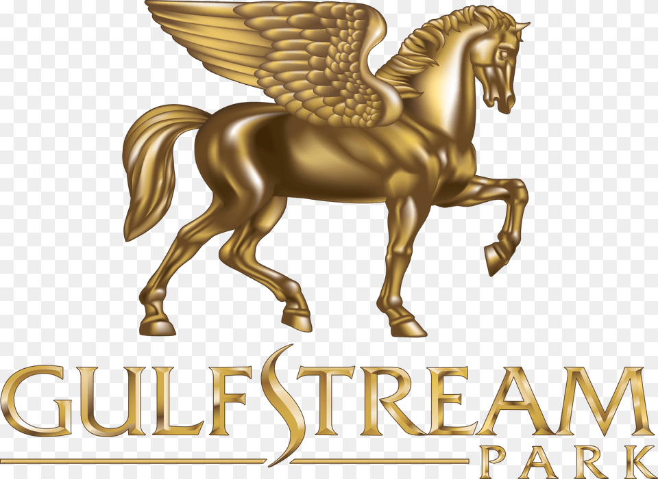 Claiming Crown A Big Draw For Gp Championship Meet Gulfstream Park Logo, Bronze, Animal, Horse, Mammal Free Png