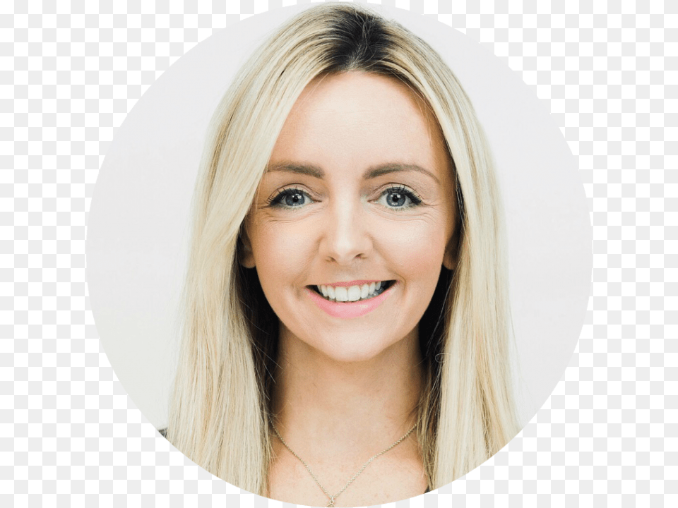 Claire Circle Blond, Head, Smile, Face, Portrait Free Transparent Png