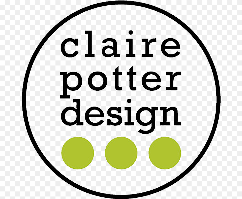 Claire Pottern Design Logo Black Green Hi Connect, Sphere, Disk, Text Free Png Download