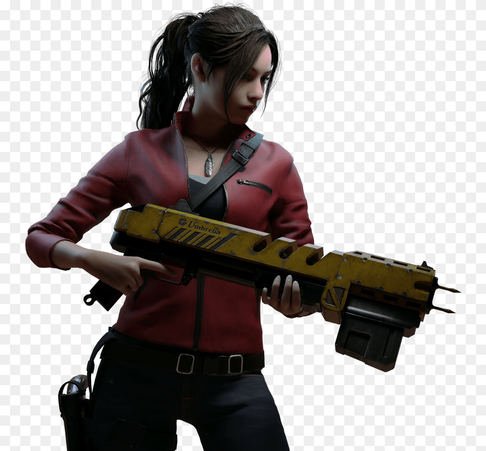Claire Redfield Render, Weapon, Rifle, Firearm, Gun Free Transparent Png
