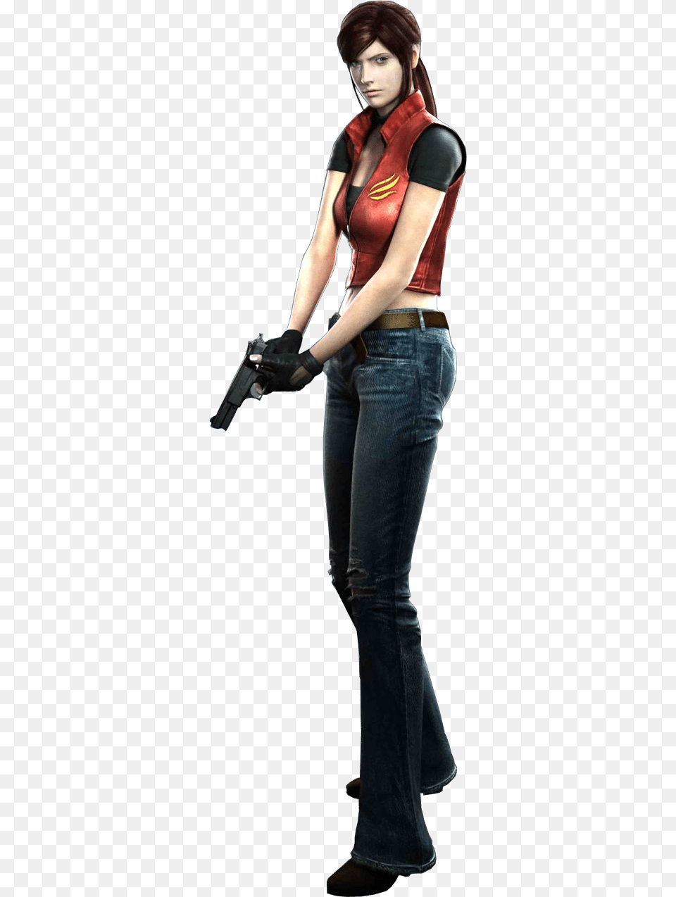 Claire Redfield Resident Evil Resident Evil Code Veronica Claire Redfield, Handgun, Clothing, Costume, Weapon Free Png