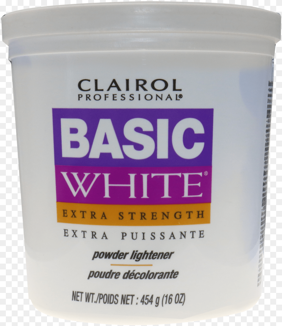 Clairol Basic White Powder Lightener Tub 16oz Fresh, Bottle, Cosmetics, Can, Tin Png Image