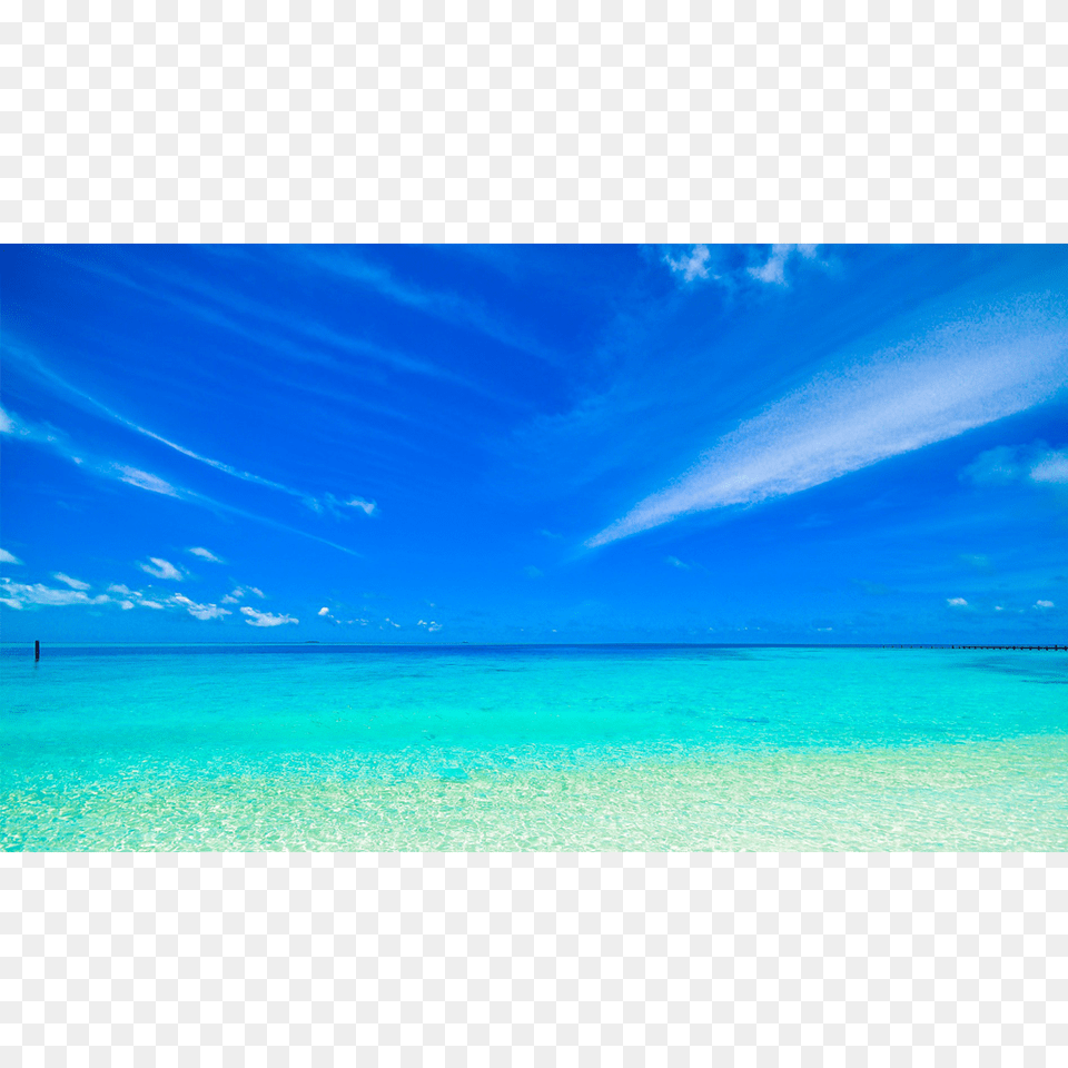 Clam Blue Beach, Azure Sky, Sky, Shoreline, Sea Free Png Download