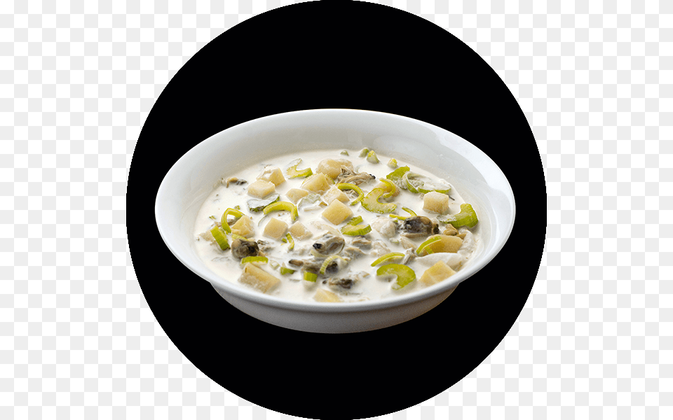 Clam Chowder, Bowl, Dish, Food, Meal Png