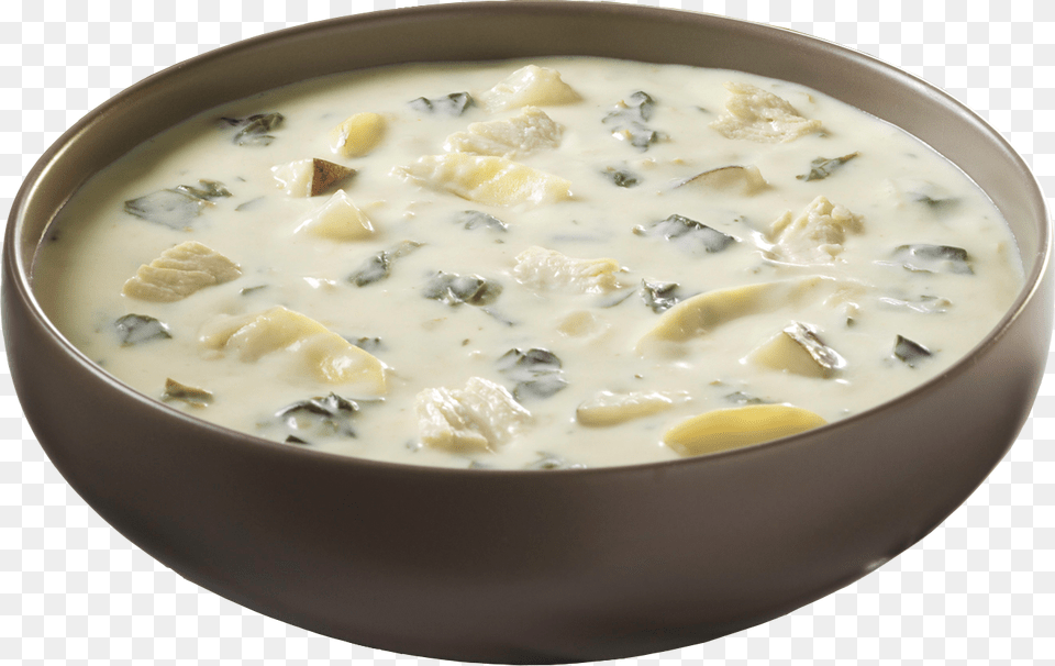 Clam Chowder Soup, Bowl, Dish, Food, Meal Png