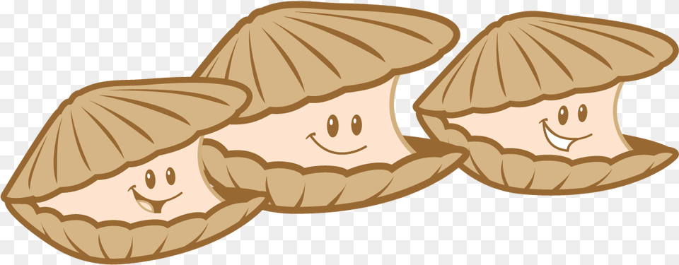 Clam Clipart Happy Baby Clam Clipart, Animal, Food, Invertebrate, Sea Life Free Png