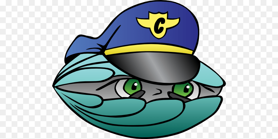 Clam Security Guard Clip Art, Clothing, Hat, Water, Animal Free Png