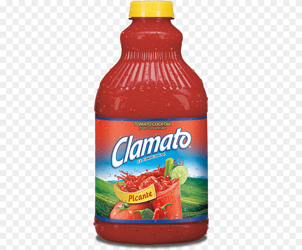 Clamato Picante, Food, Ketchup, Beverage, Juice Free Transparent Png