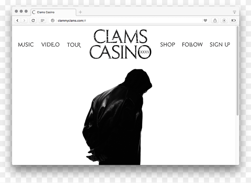 Clams Casino Clams Casino 32 Levels Cd, Clothing, Coat, Silhouette, Sleeve Free Png Download