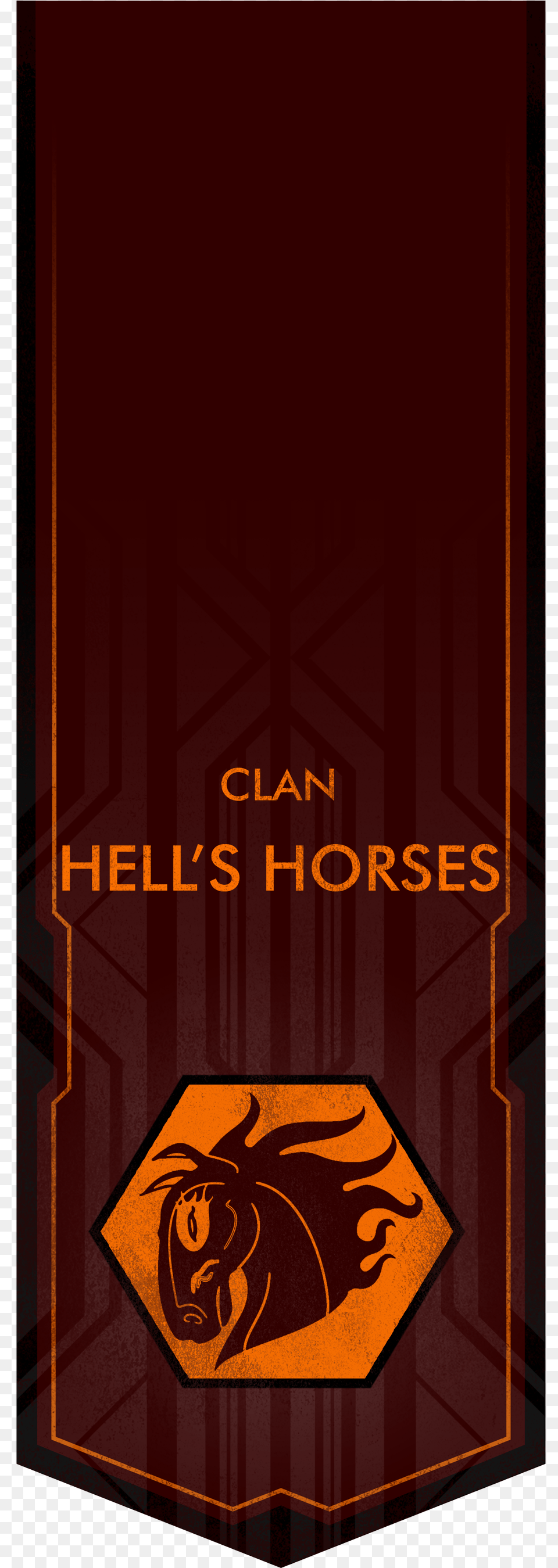 Clan Hell39s Horses Banner Graphic Design, Book, Publication, Logo, Advertisement Free Png Download