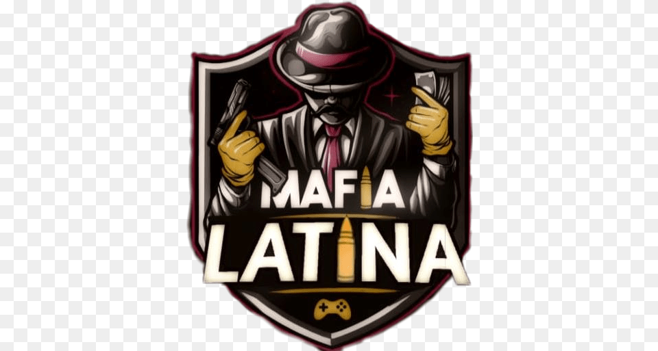 Clan Logo Freefire Sticker Mafia Latina Logo, Clothing, Glove, Adult, Male Png Image