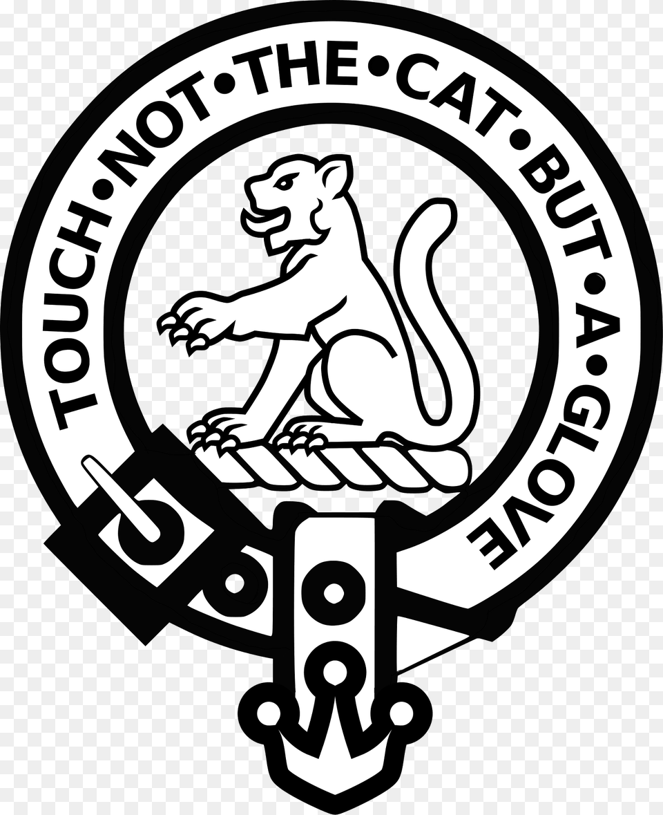 Clan Member Crest Badge Clan Macpherson 2 Clipart, Logo, Emblem, Symbol, Baby Free Png
