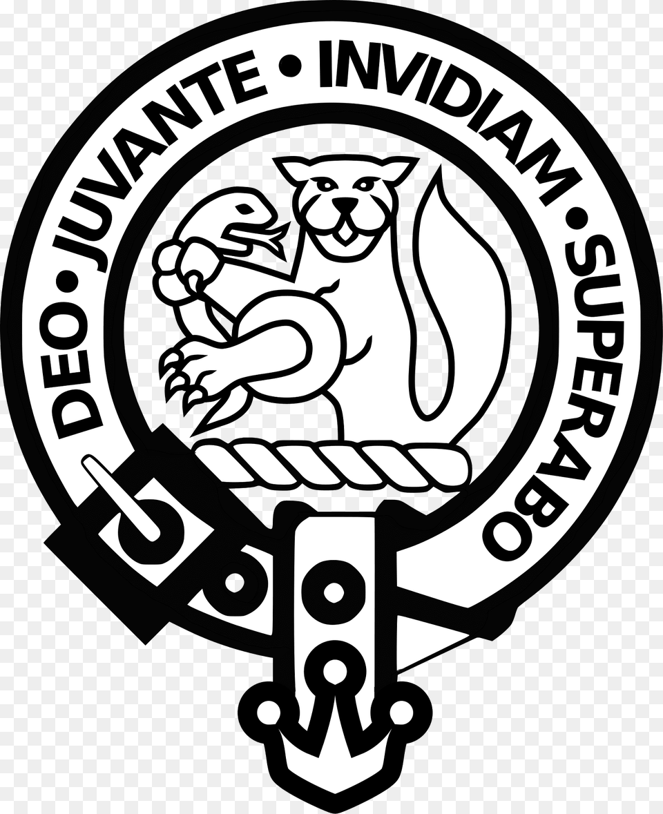 Clan Member Crest Badge Clan Macthomas Clipart, Logo, Emblem, Symbol Free Png Download