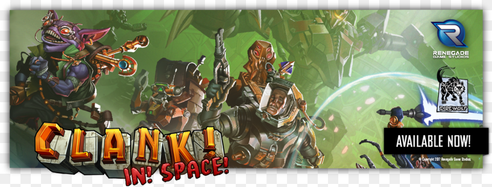 Clank Space Now Dire Wolf Digital, Book, Comics, Publication, Adult Free Transparent Png