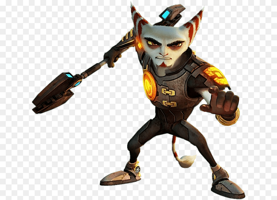 Clank Wiki Ratchet And Clank Crack In Time Azimuth, Baby, Person, Cartoon, Face Free Png