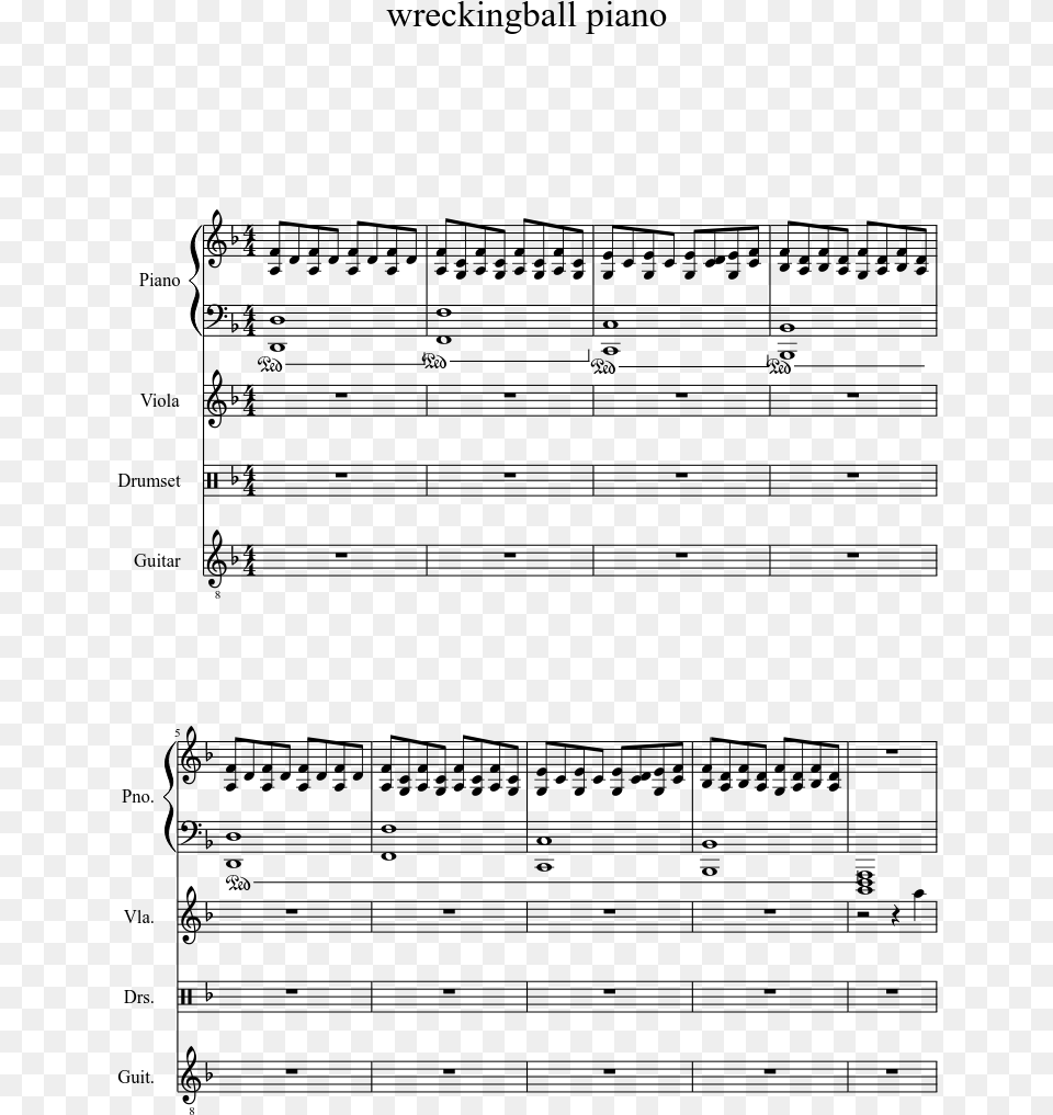 Clannad Roaring Tides Piano Sheet Music, Gray Png