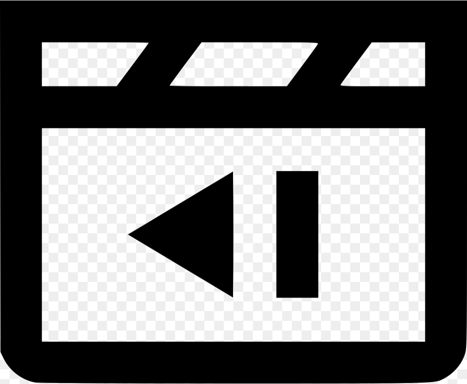 Clapboard Previous Icon, Weapon Png