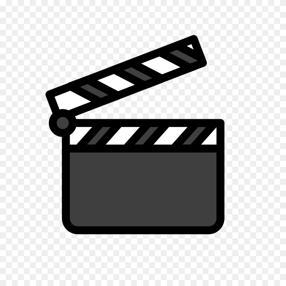 Clapper Board Emoji Clipart, Clapperboard, Road Png Image