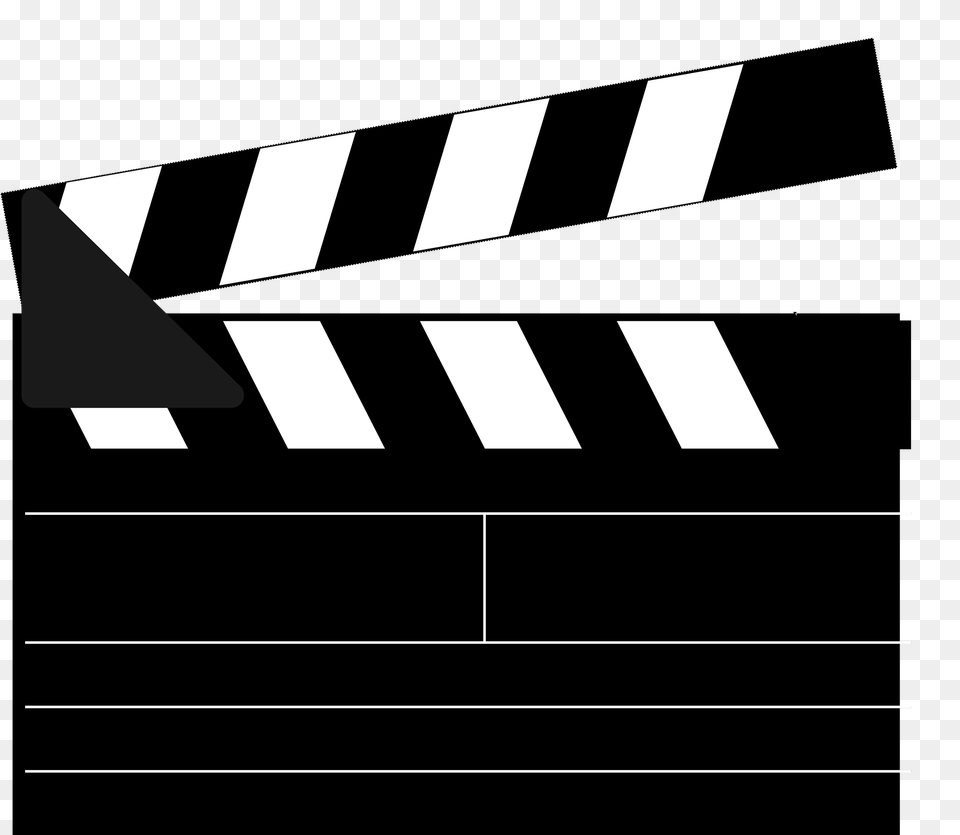Clapperboard Clipart, Fence, Road Free Png Download