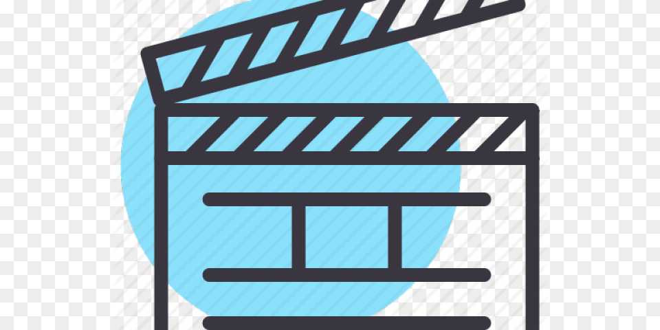 Clapperboard Clipart Action Sign Clapperboard, Gate, Fence Png Image