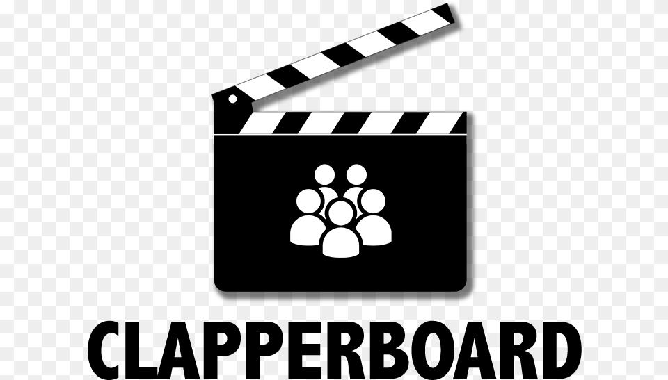 Clapperboard Don T Slip Sign Png