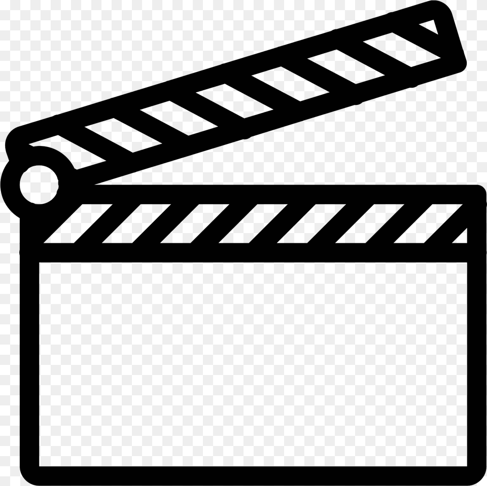 Clapperboard Film Computer Icons Clapperboard, Gray Png