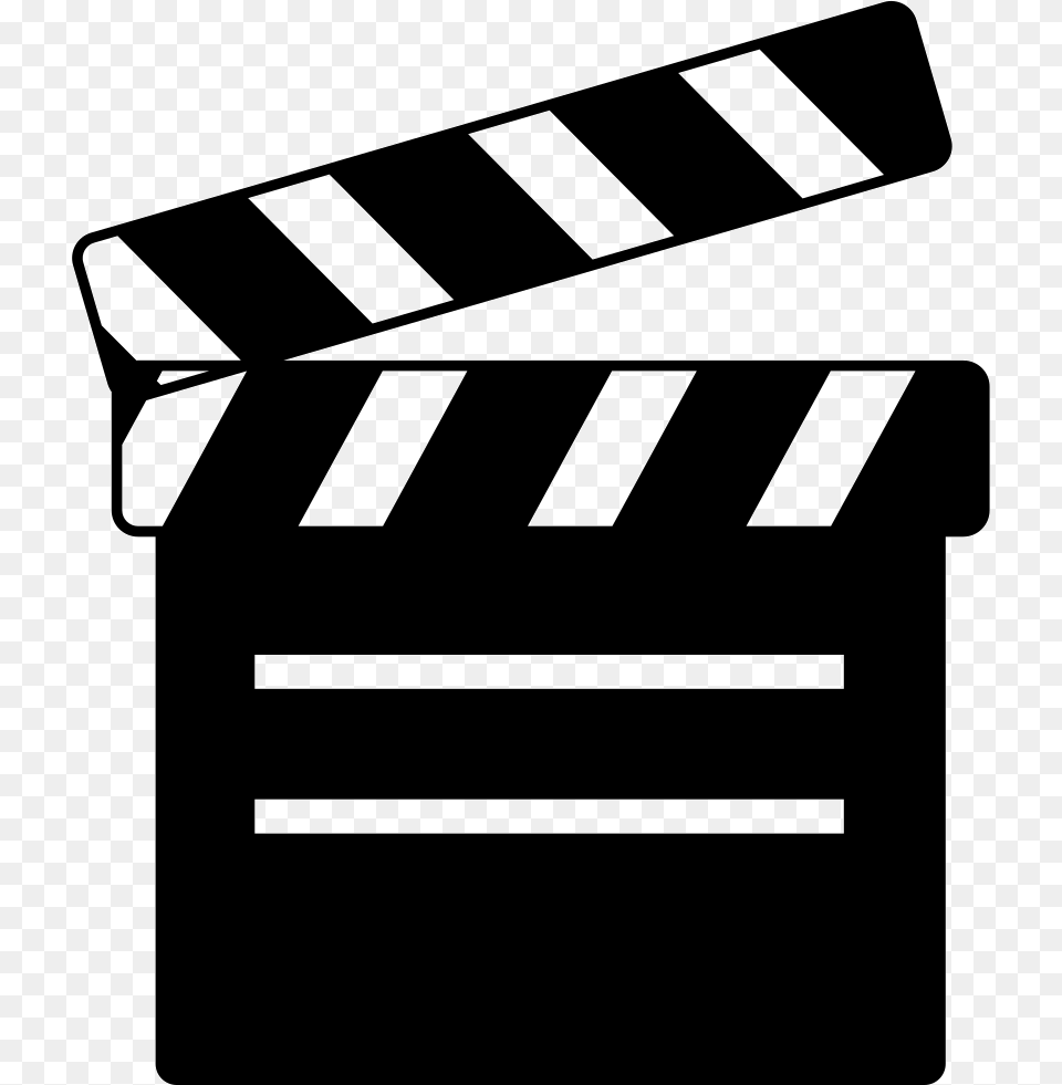 Clapperboard For Numbering Scenes On Films Comments Icono Escena, Fence, Mailbox Png