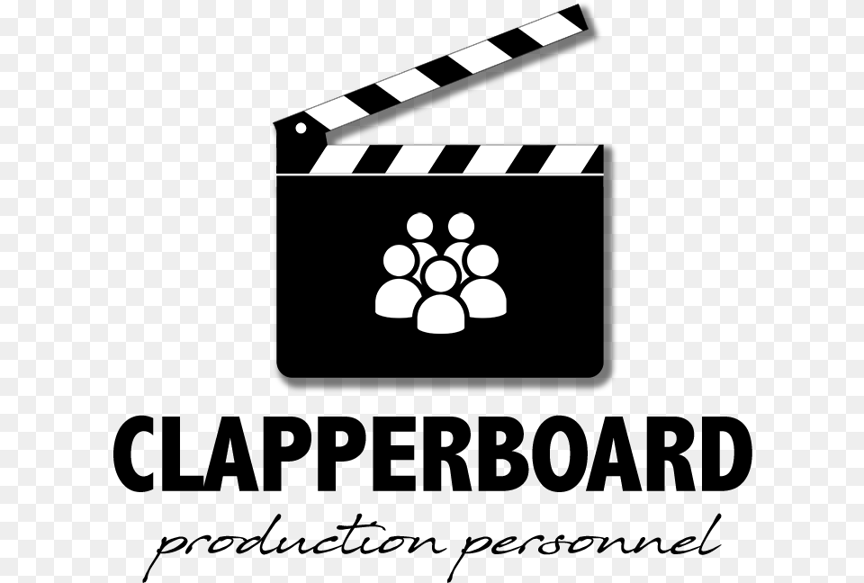 Clapperboard Is Here Graphic Design, Stencil Free Transparent Png