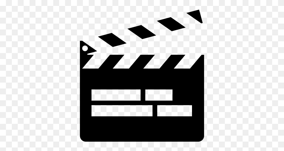 Clapperboards A Movie Director Icon With And Vector Format, Gray Png